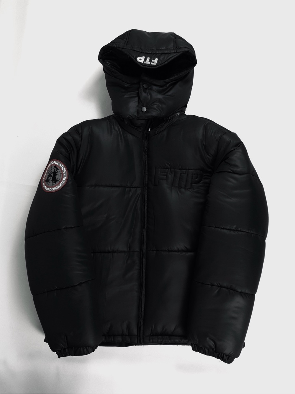 FTP World Domination Puffer Jacket Size Large As Seen On Germ